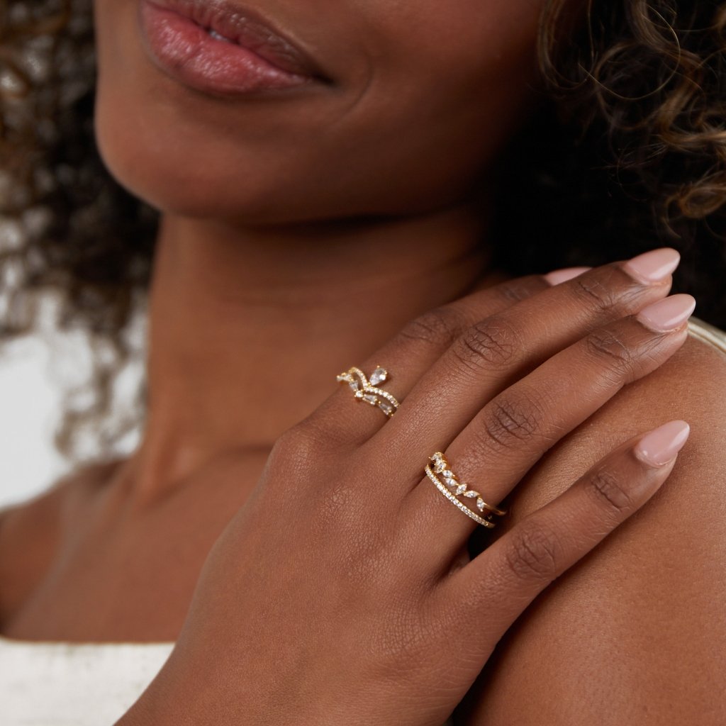 Aura - Eleganter Kristallring