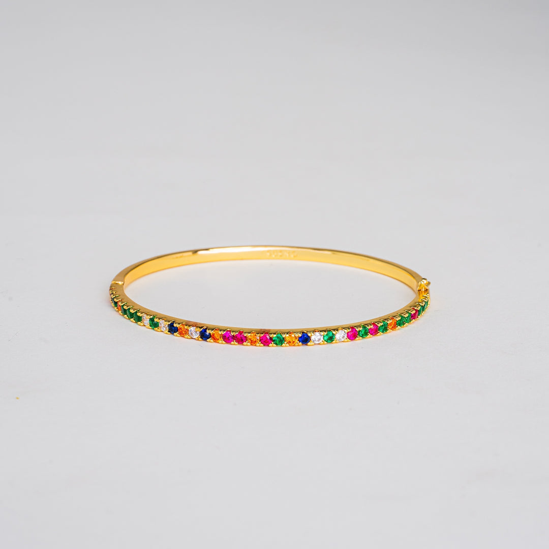 Lebendiger Lila Regenbogen