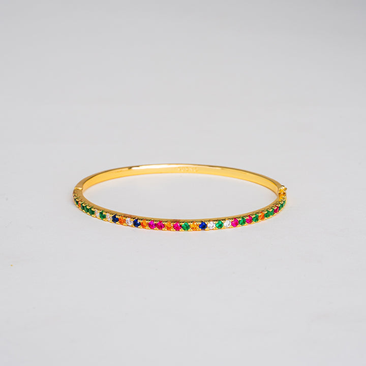 Lebendiger Lila Regenbogen