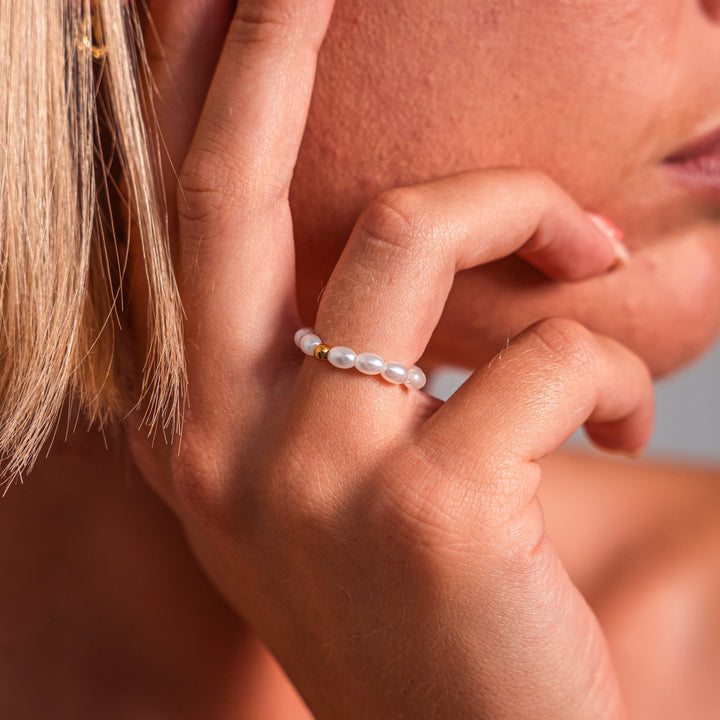 Muai Perlen Statement Ring