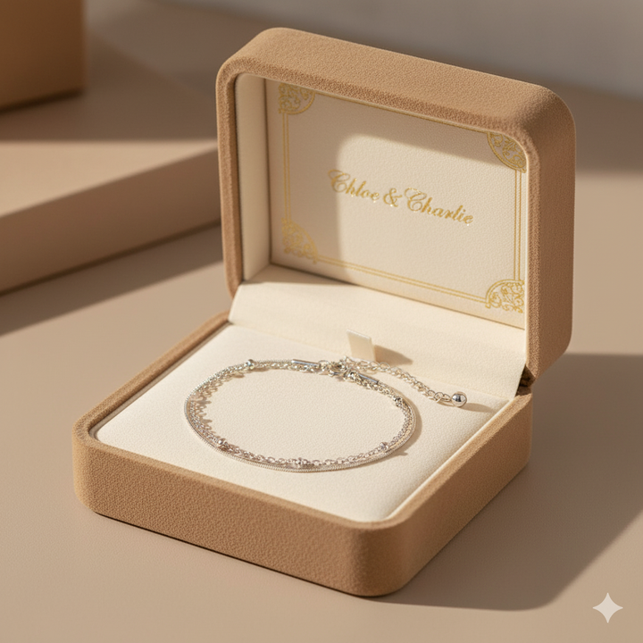 Pia Silber Schichtenarmband