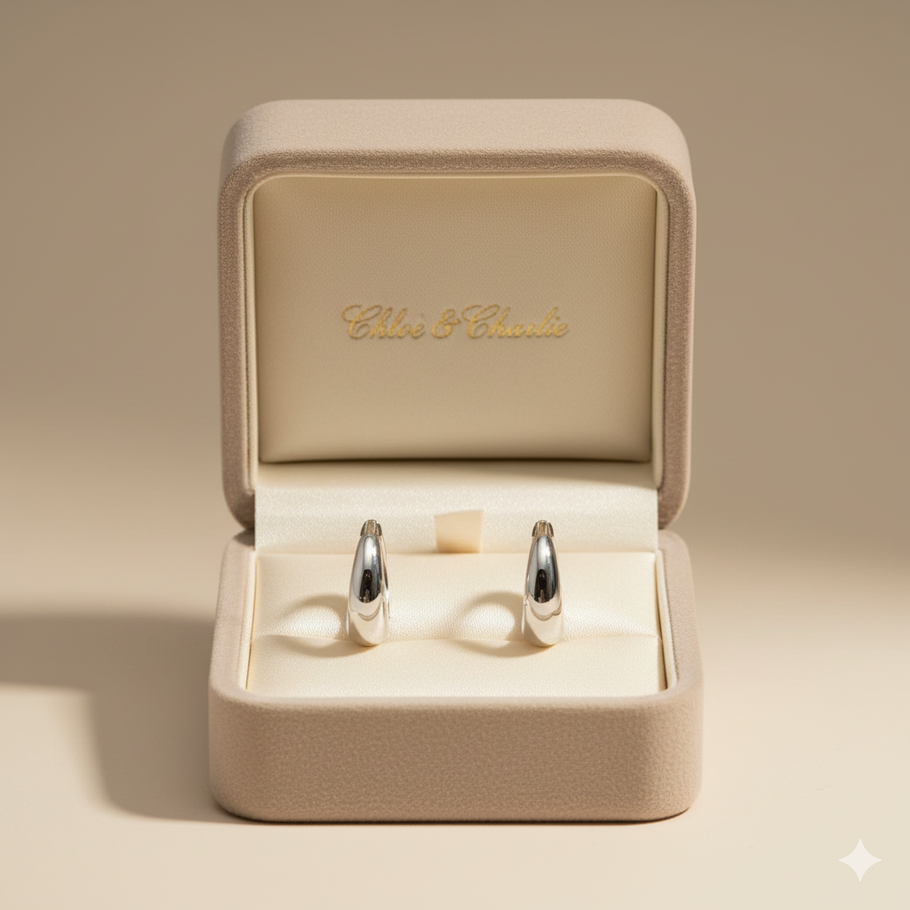 Valentina Silber Creolen