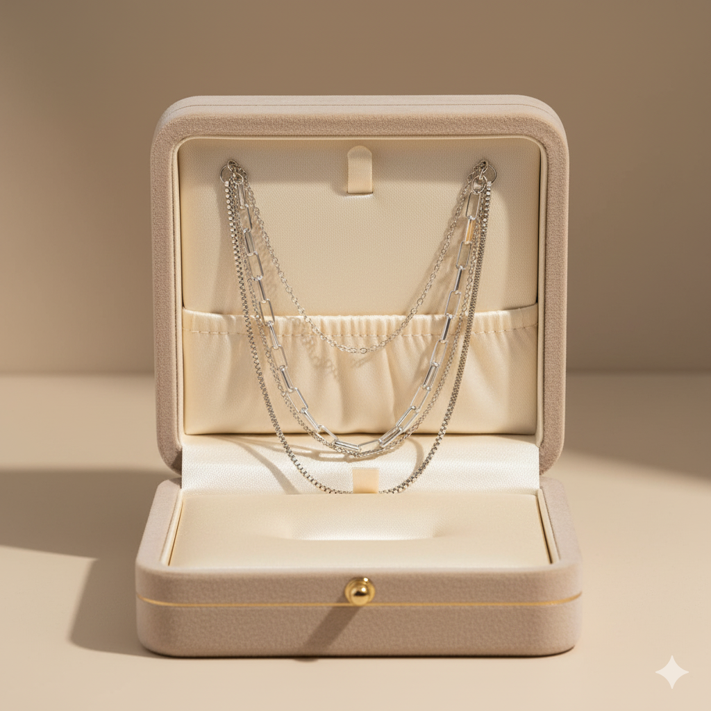 Miela Geschichtete Kettenhalskette