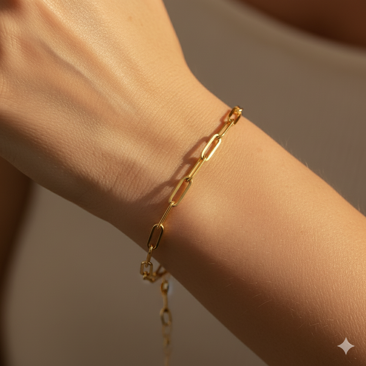 Clip Gold Armband