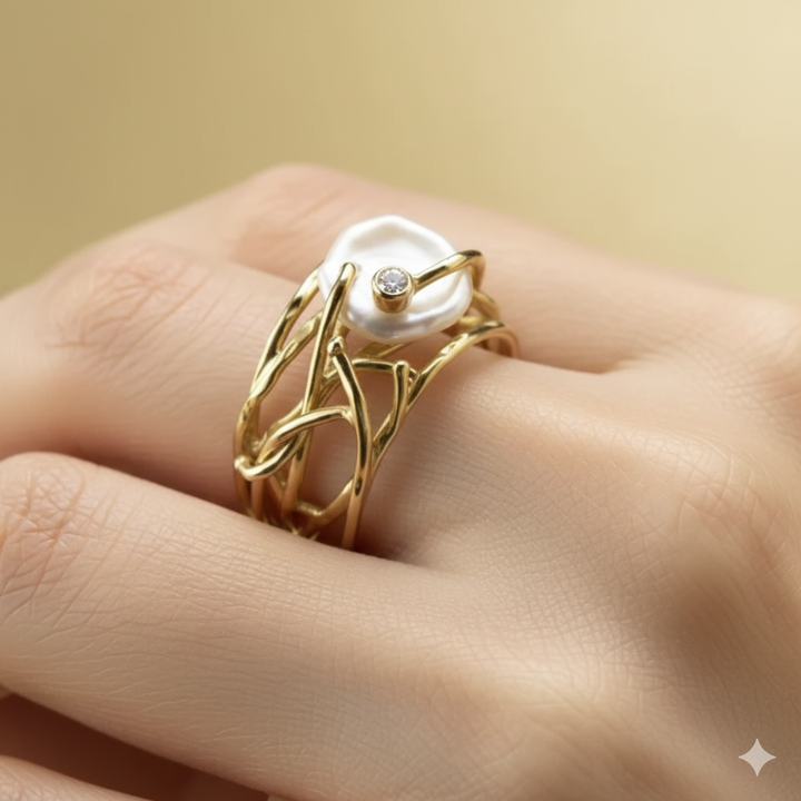 Samira - Dünnerer Goldring 