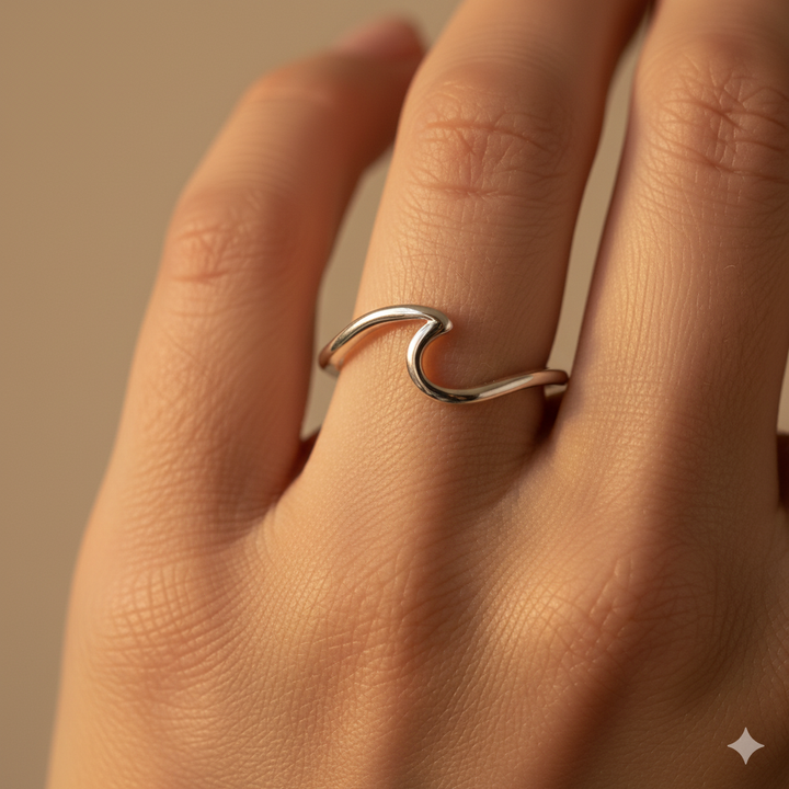 Imari Silber Wellenring