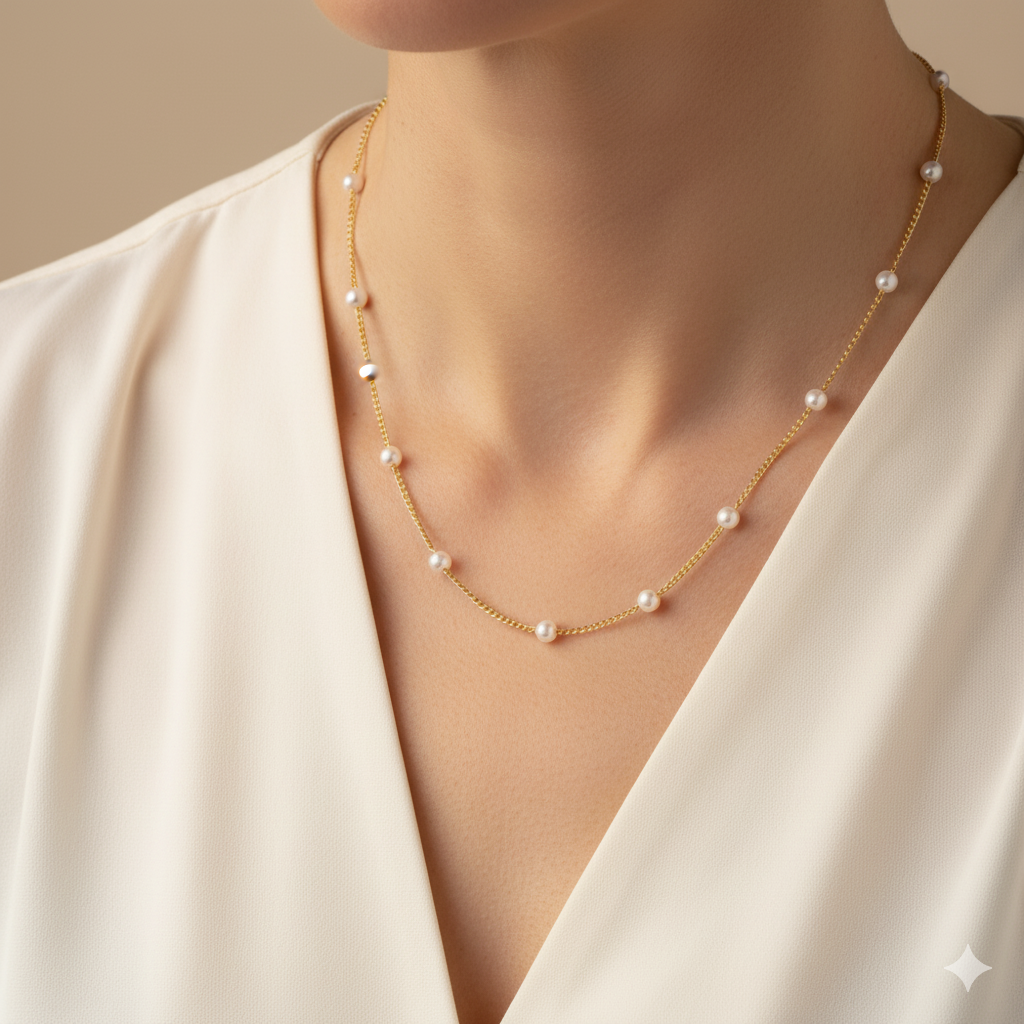 Halskette aus reinem Gold