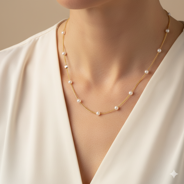 Halskette aus reinem Gold