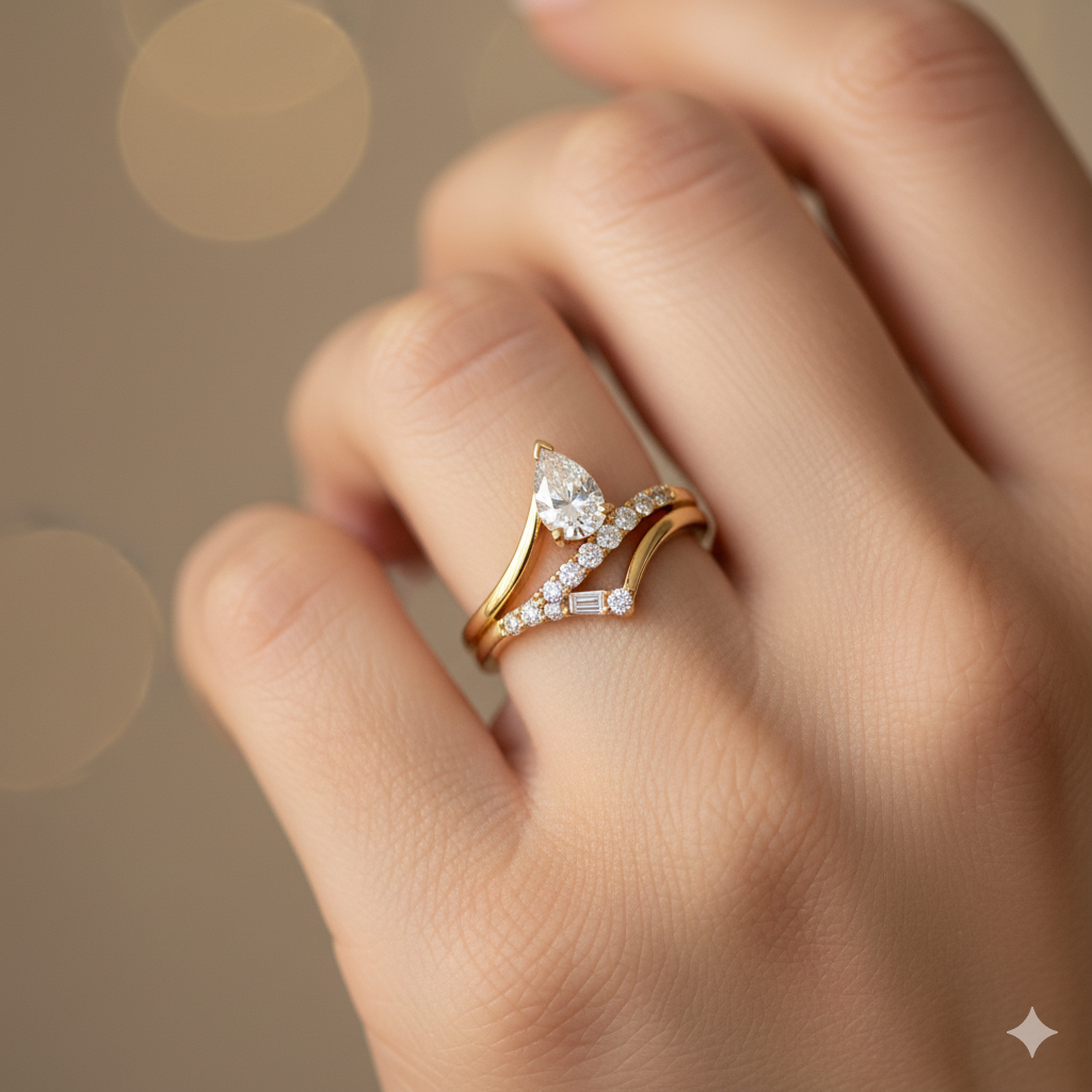 Aura - Schicker Kristallring