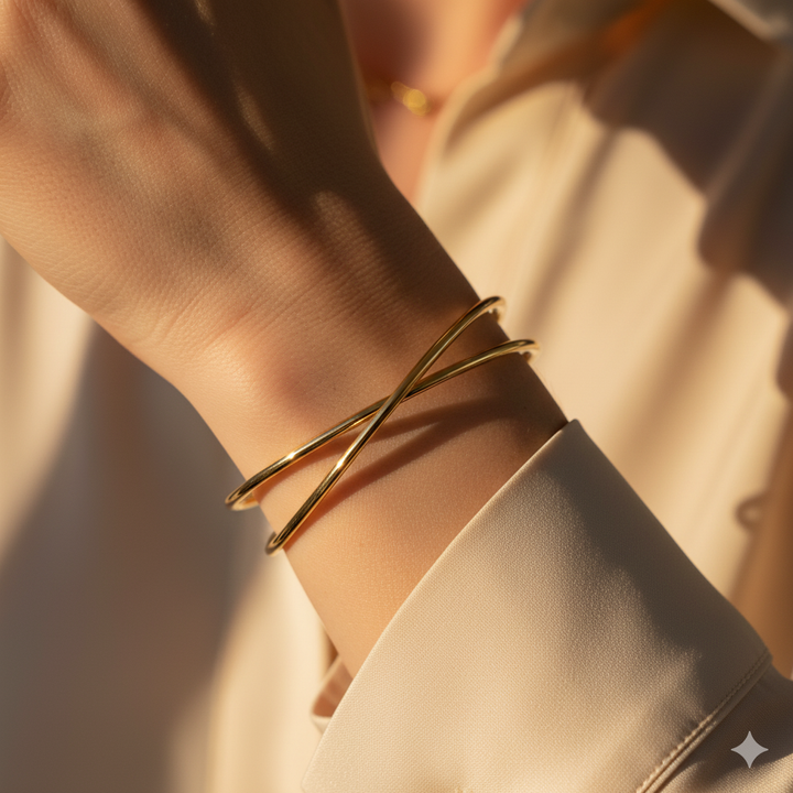 Golden Twist-Armband