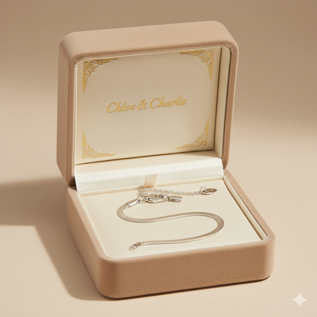 Sarya Snake Chain Silberarmband