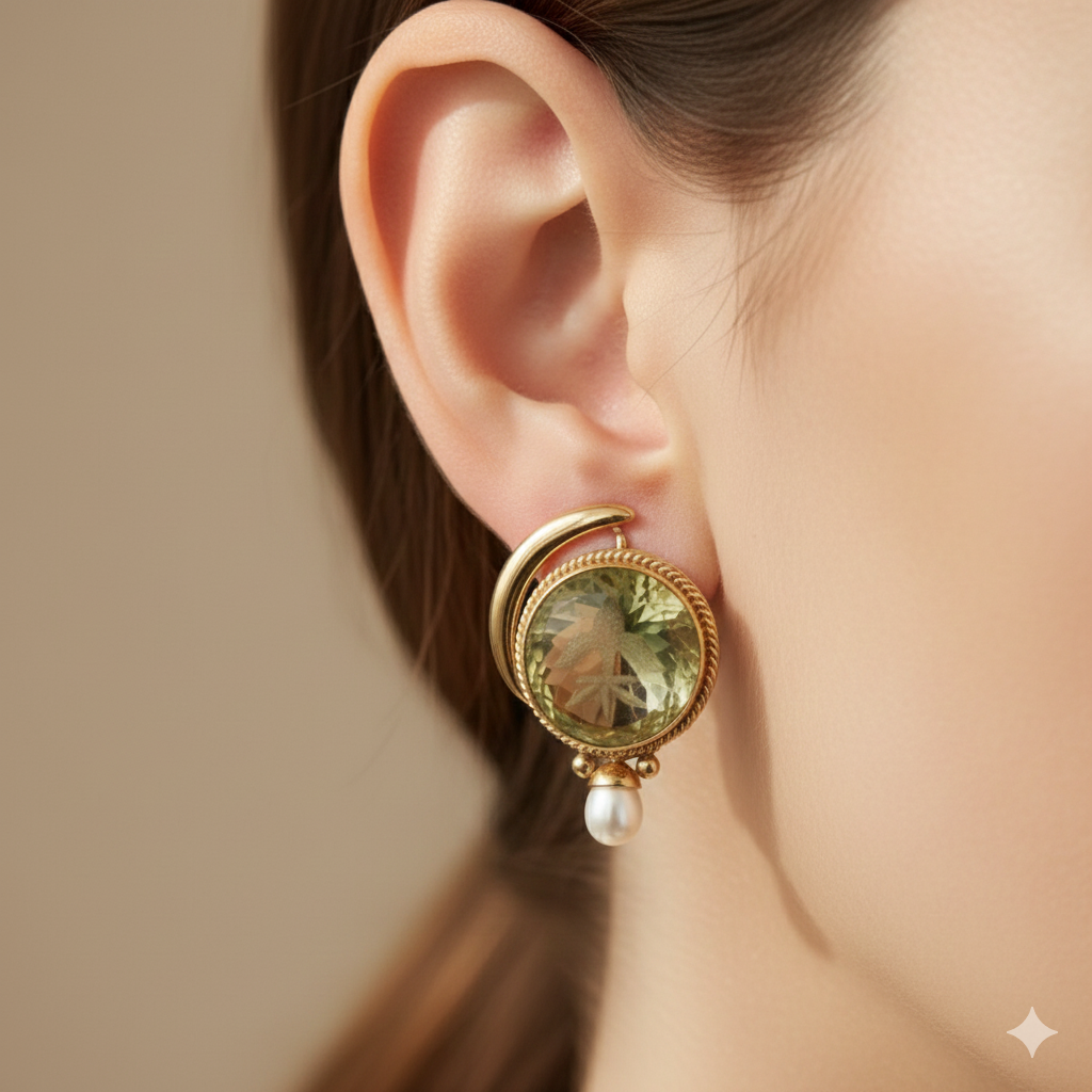 Für immer - Smaragd Ohrringe 