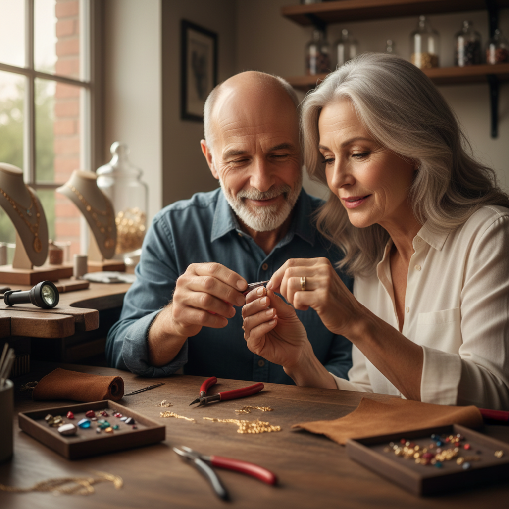 Silberne mehrlagige Kettenhalskette