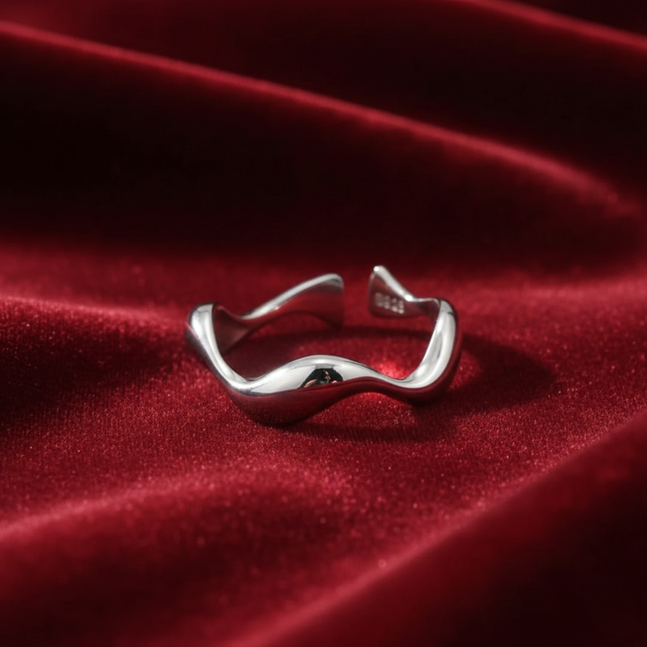 Wellen - Minimalistischer Ring 