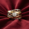 Royal - Vintage Gold Inlay Ring 