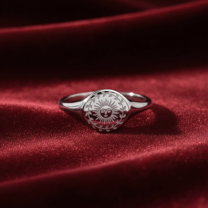 Sommer-Sonnenwende Silberring