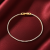 Cordelia Gold Tennisarmband