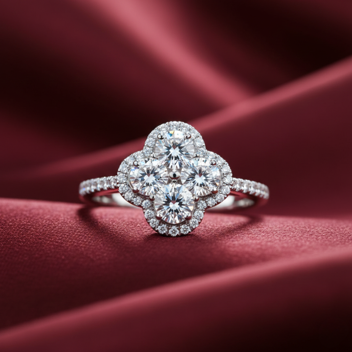 Anna - Kristallblumenring 