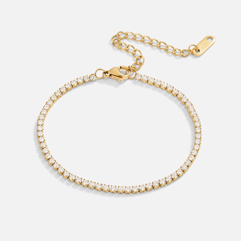 Cordelia Gold Tennisarmband