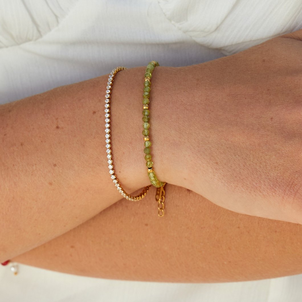 Cordelia Gold Tennisarmband