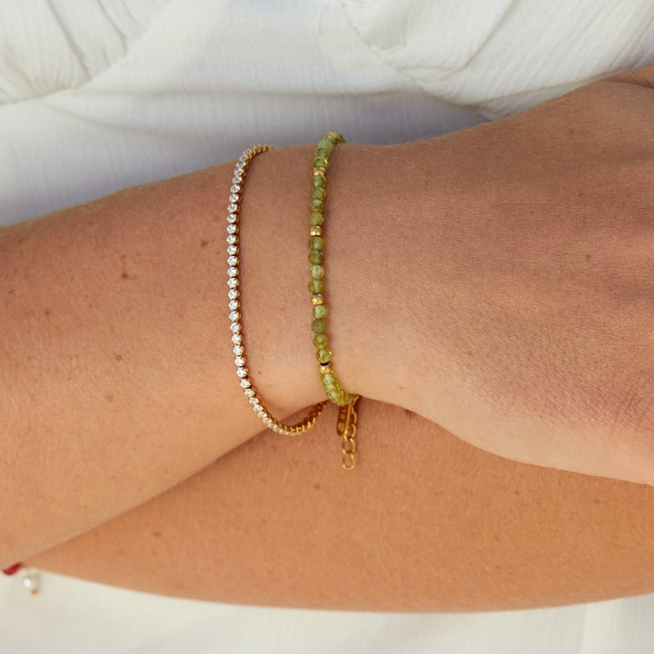 Cordelia Gold Tennisarmband