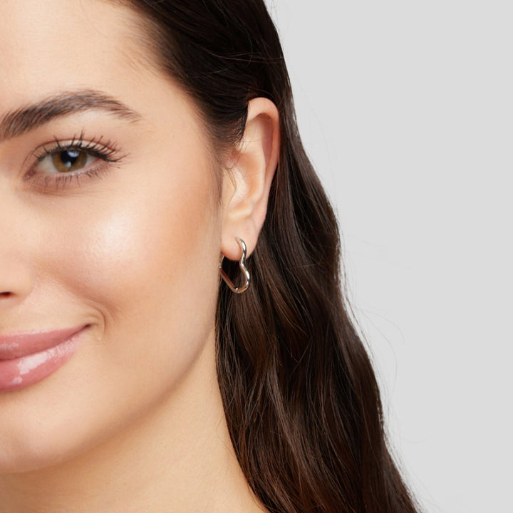 Herz Silber Ohrringe