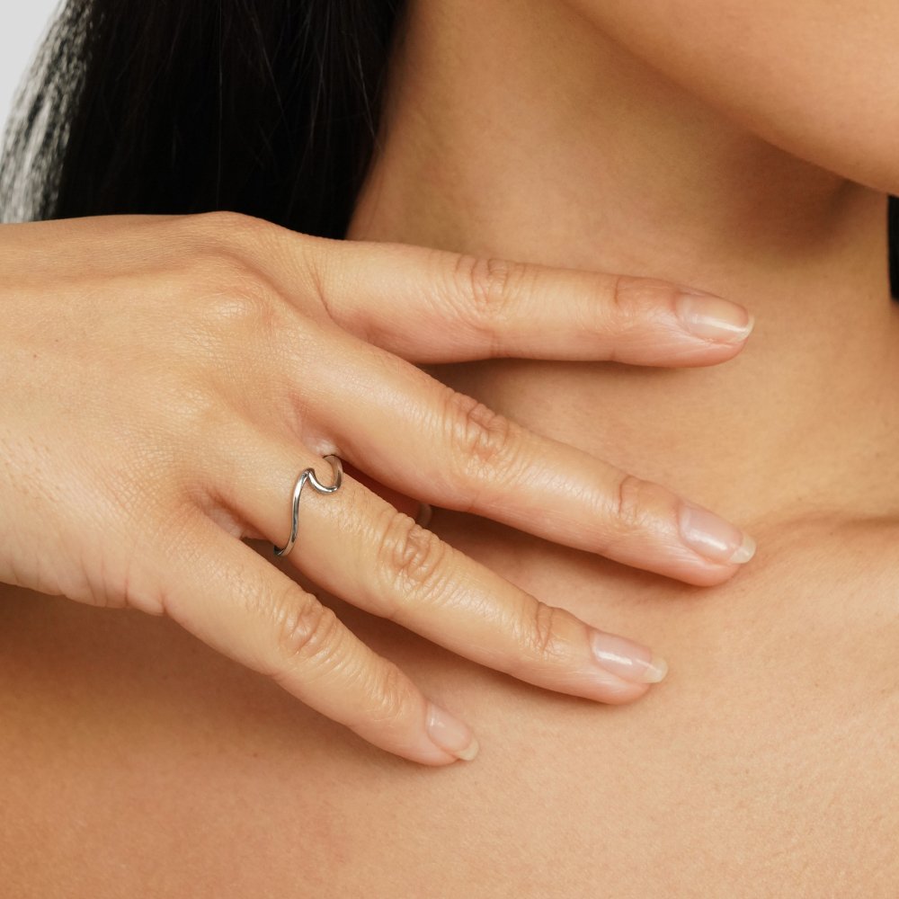 Imari Silber Wellenring