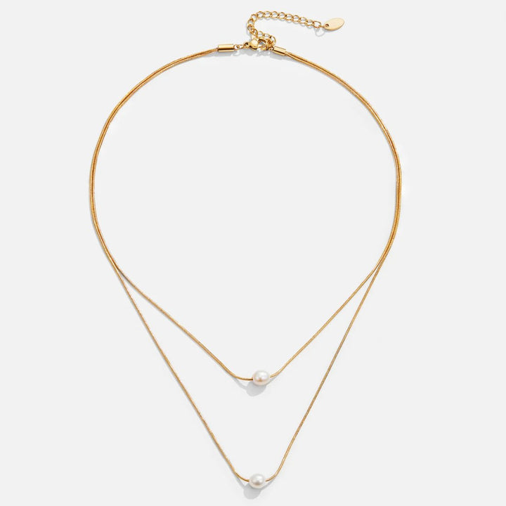 Schichtige Süßwasserperlenkette