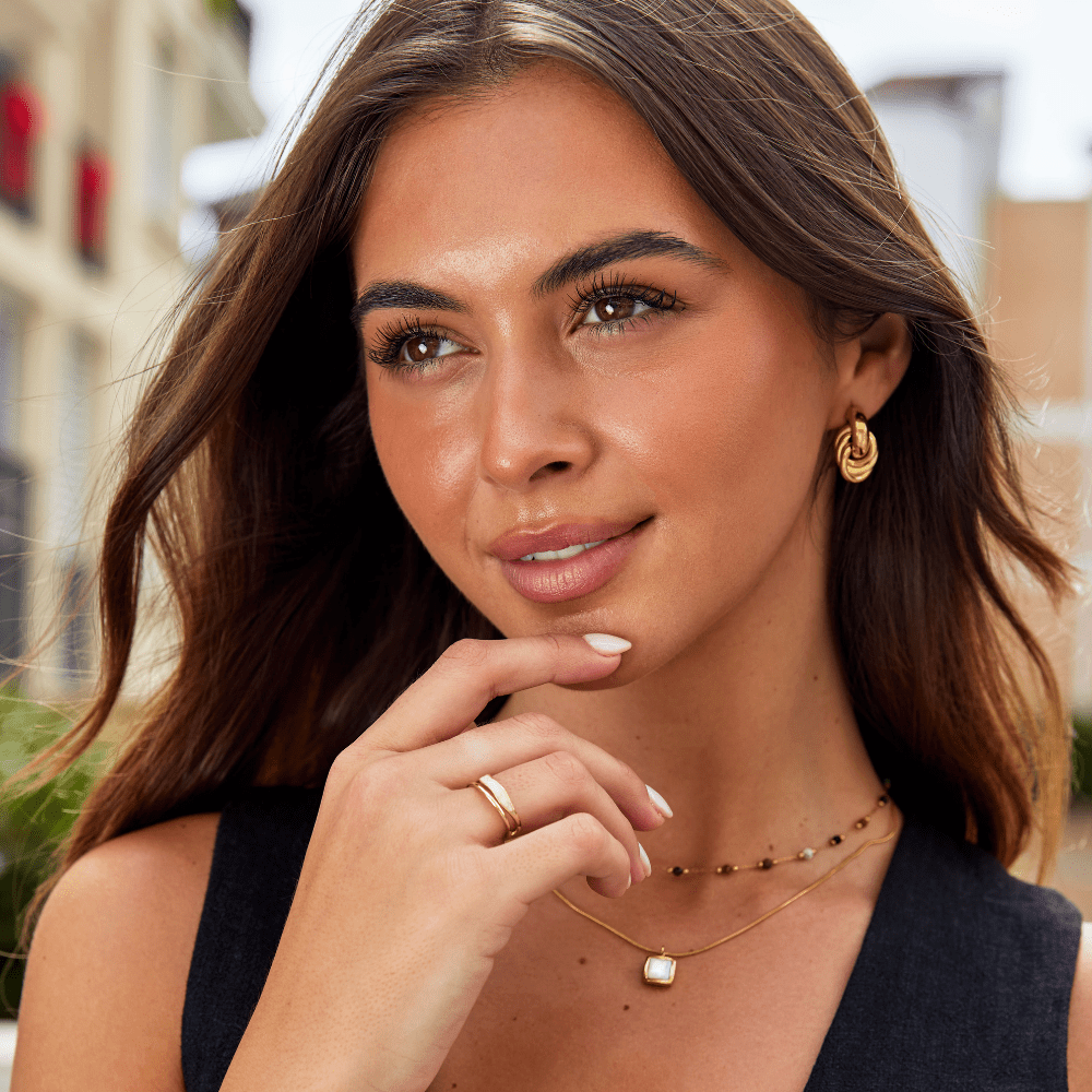 Sofia Verdrehte Silbercreolen